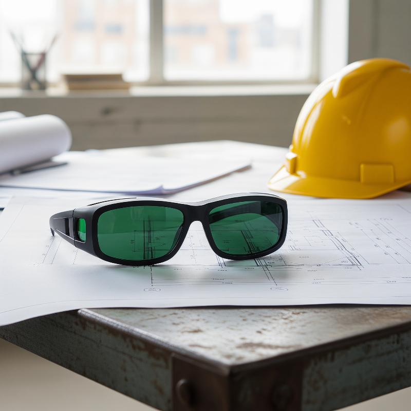 Industrial Laser Glasses - Schweißer-Anti-Laser-Brille Anti-Starklicht UV-Schutz Schweißbogen-Schutzbrille Arbeitsschutzbrille Schweißerbrille