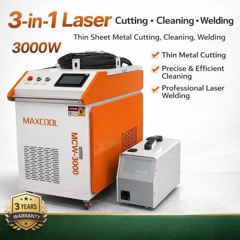 Industrial Laser Welding Machine - Schweißmaschine 3-in-1 Laserreinigungsmaschine Metallreinigungswerkzeuge Industrielle Lasermaschinen