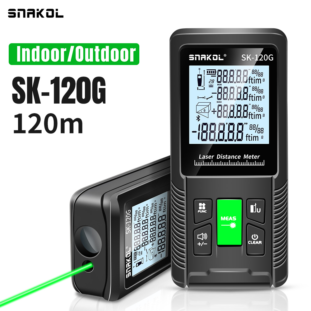 Industrial Laser Training - SNAKOL 3-in-1 Hochpräziser Laser-Entfernungsmesser, 40-200m Digitaler